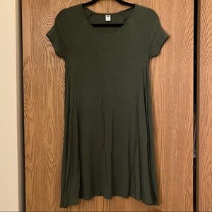 Old Navy Green Swing Dress